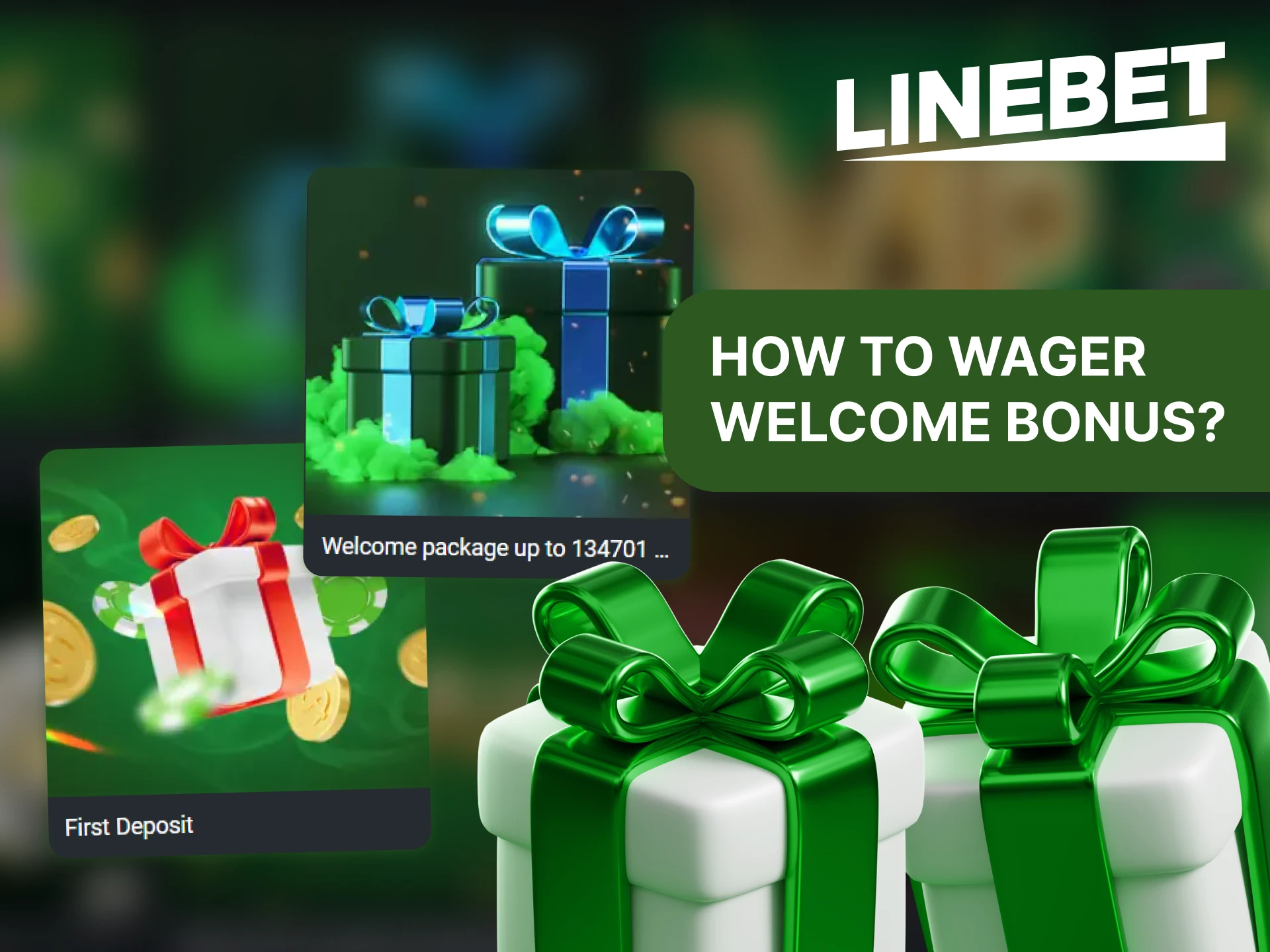 To redeem the Linebet welcome bonus, you must meet these requirements.