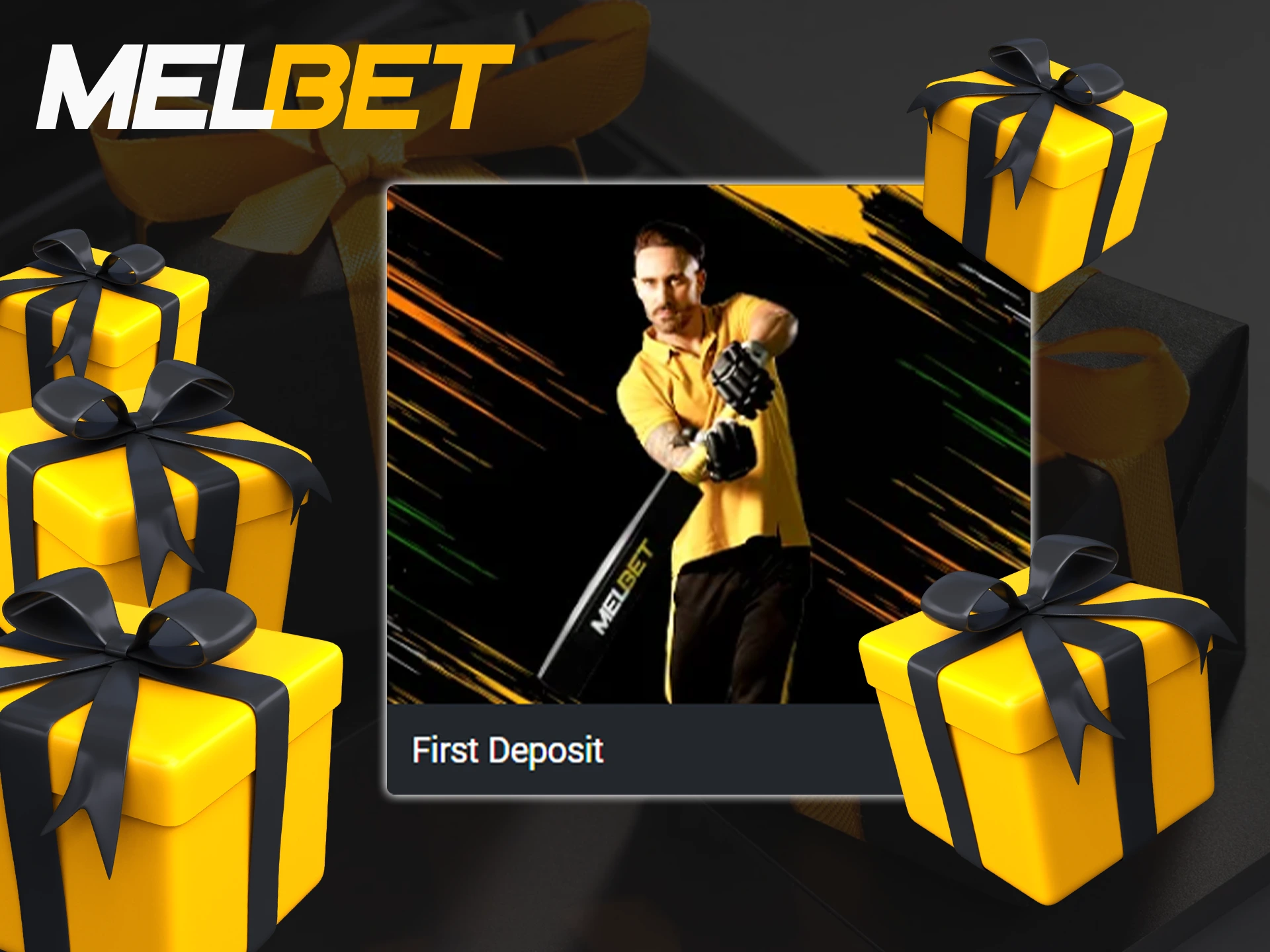 Sign up, get your first deposit bonus and start your journey through the world of MelBet.