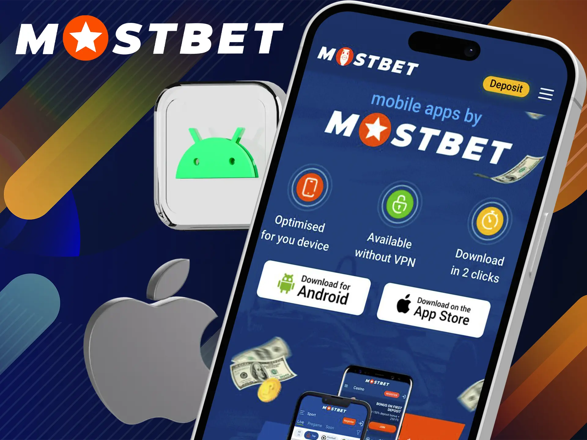 Download the Mostbet app to always be able to bet on cricket related events.