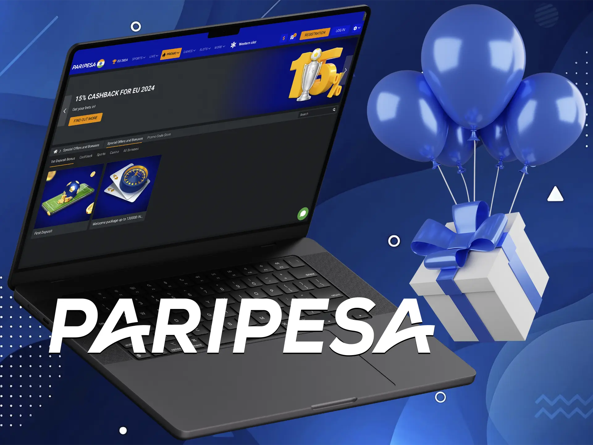 Increase your deposit at Paripesa with a promotional offer.