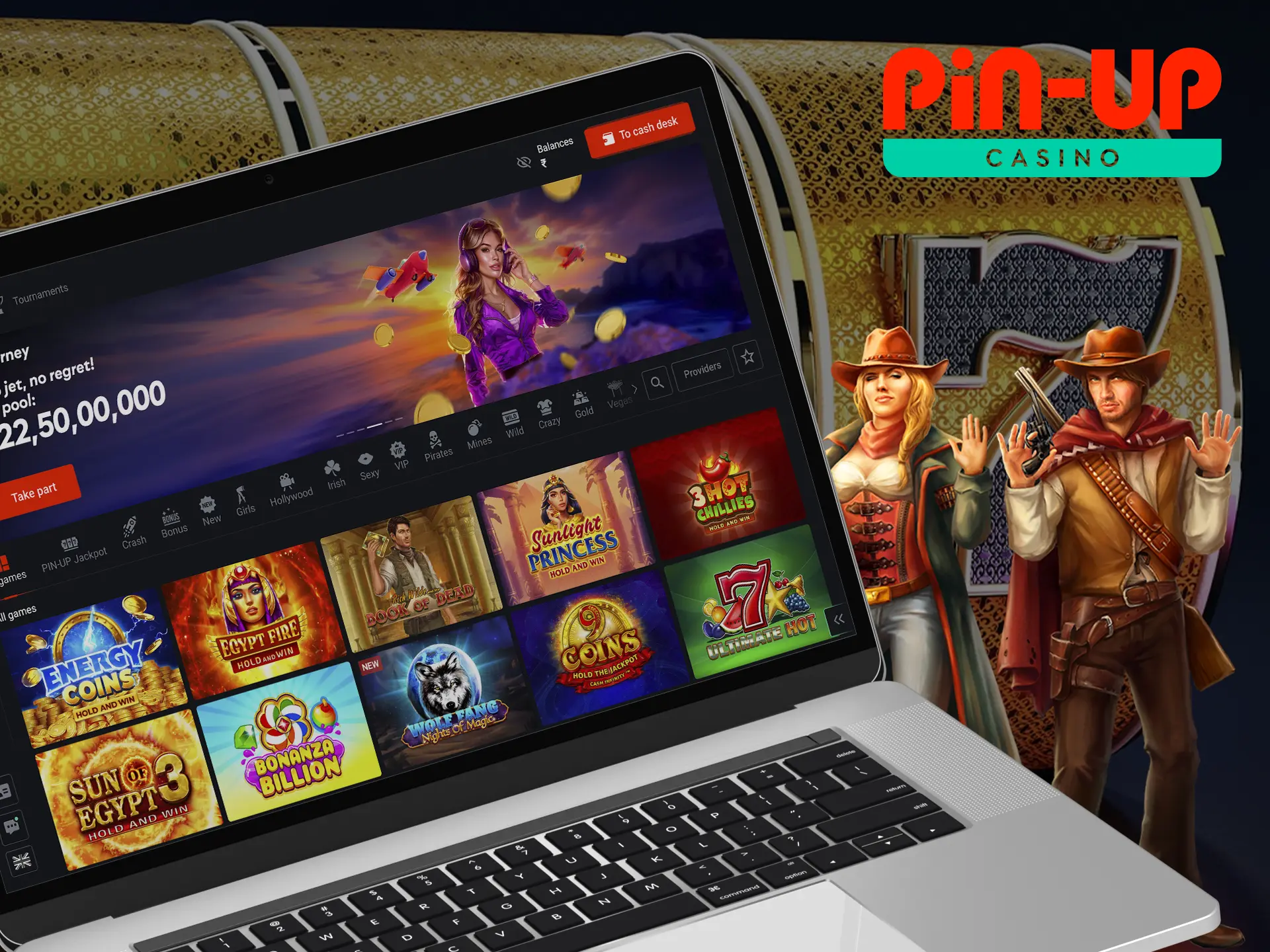 Try your luck at the most popular slots from Pin Up Casino.