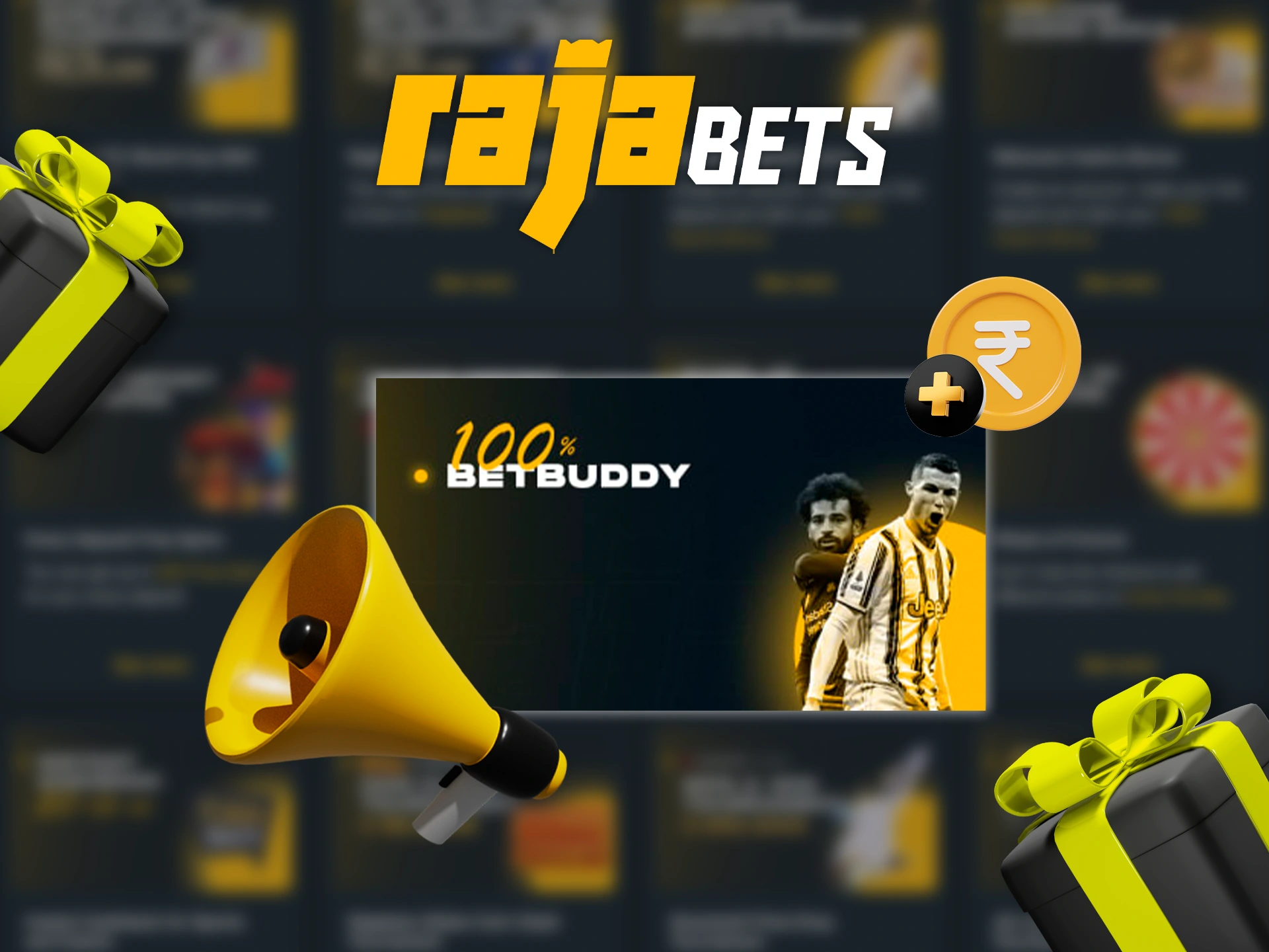 Get 100% of your friend's first deposit as a bonus at Rajabets.