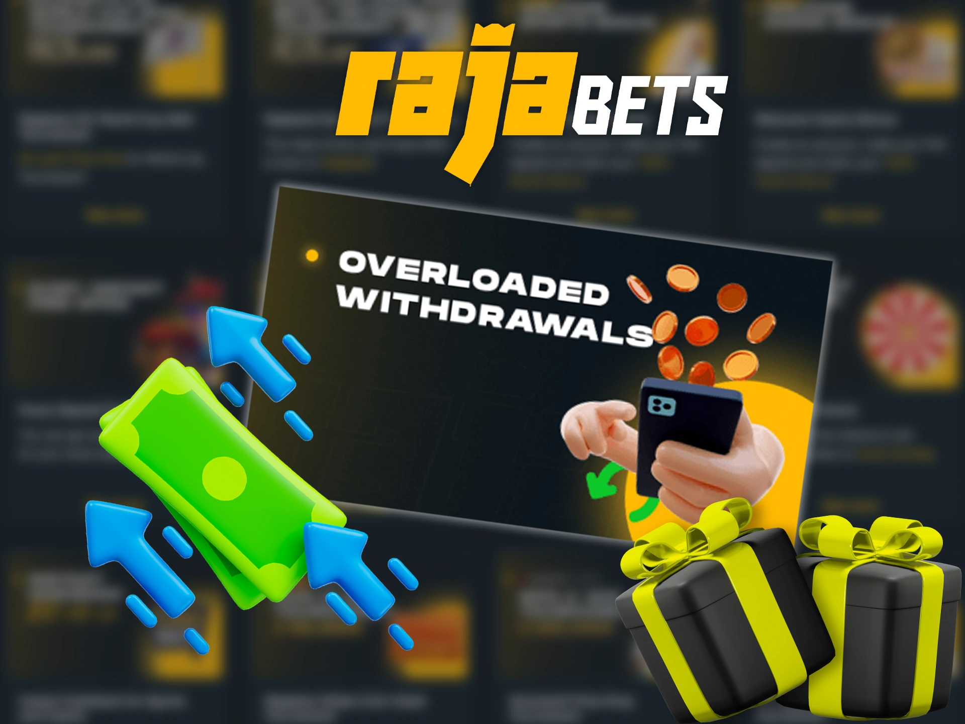 At Rajabets, you can withdraw up to twice the total amount of your deposits.