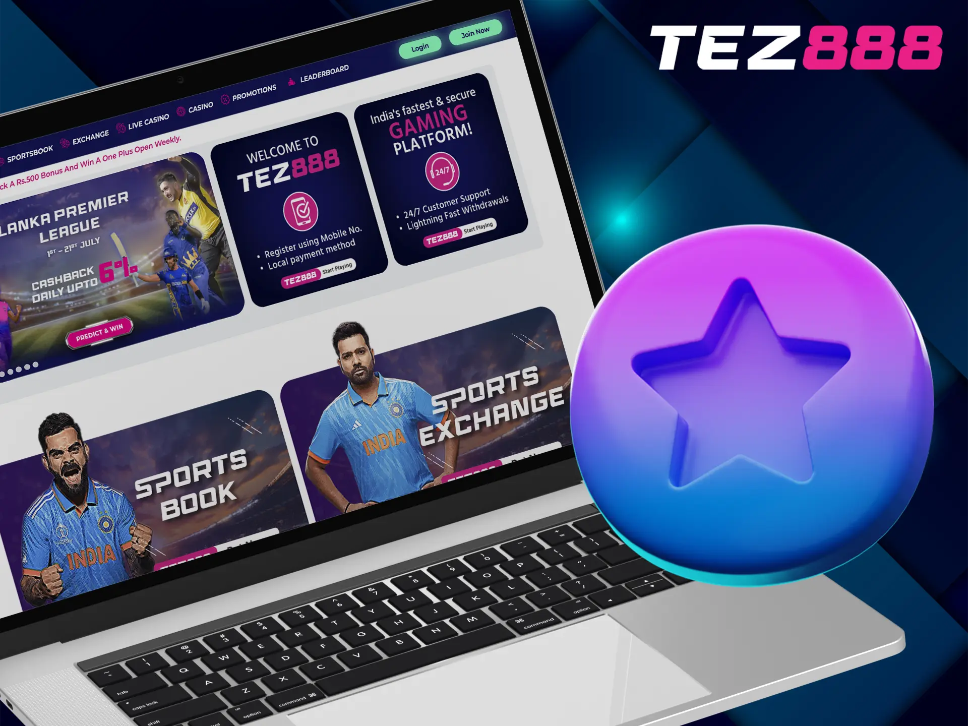 Learn about the main advantages when betting on cricket at Tez888.