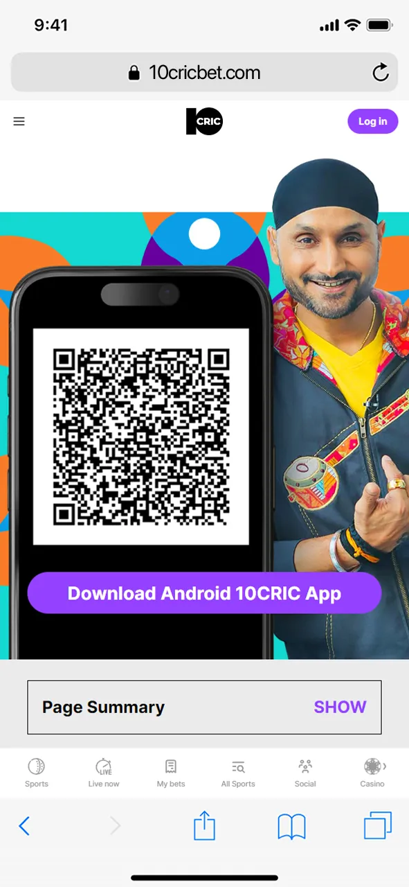 Download the 10Cric app for iOS.