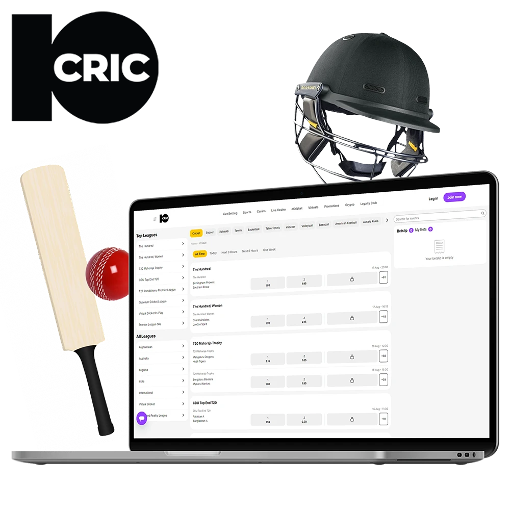 10Cric provides a superior cricket betting platform for Indian cricket enthusiasts of all levels.