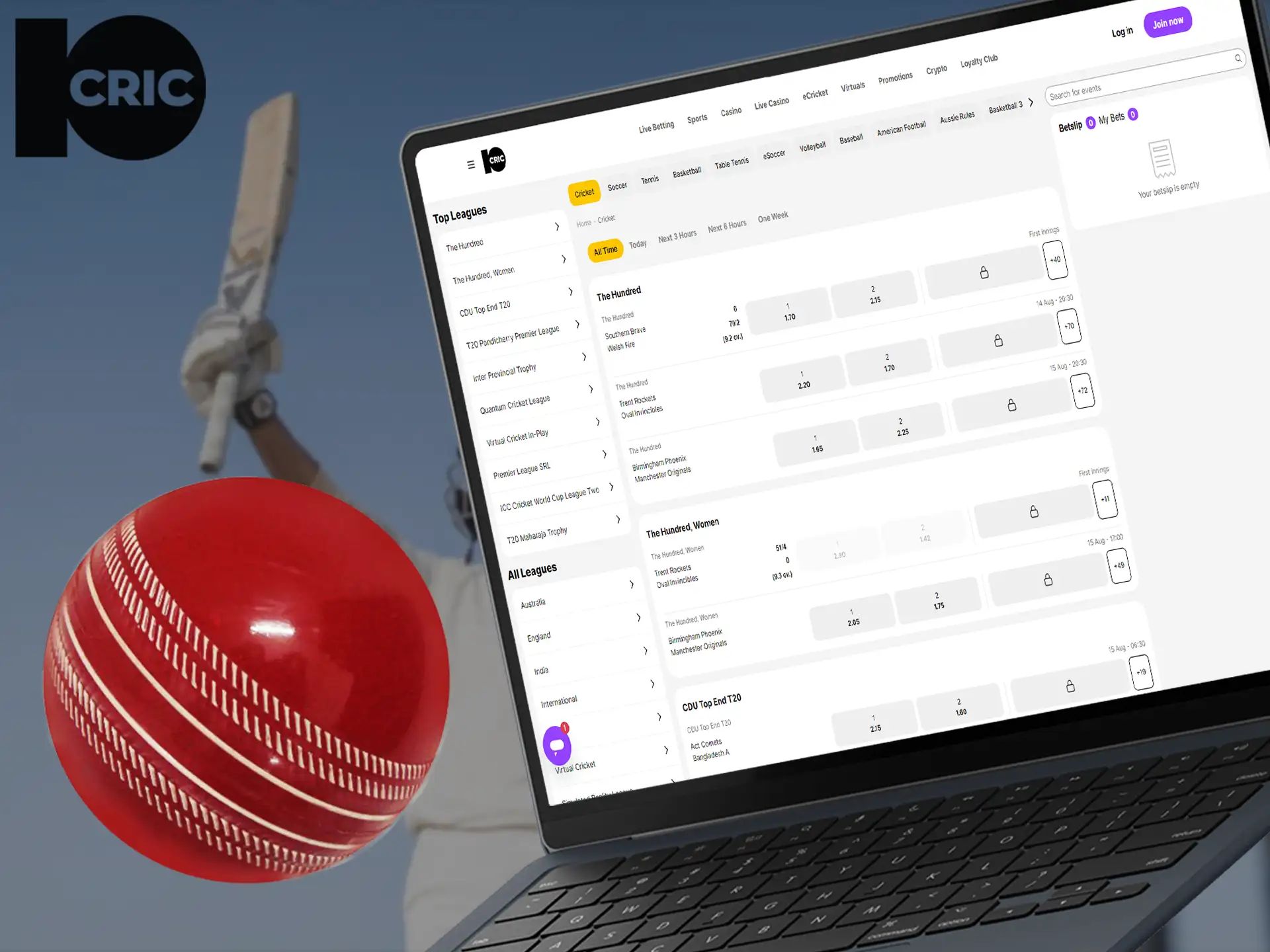 10Cric provides a platform for Indian cricket fans to place their bets on a wide range of cricket events.