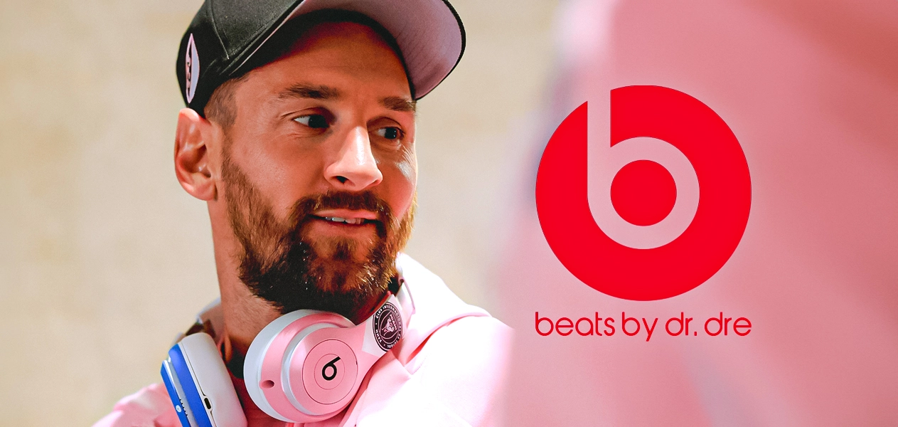 Messi joins forces with Beats by Dre