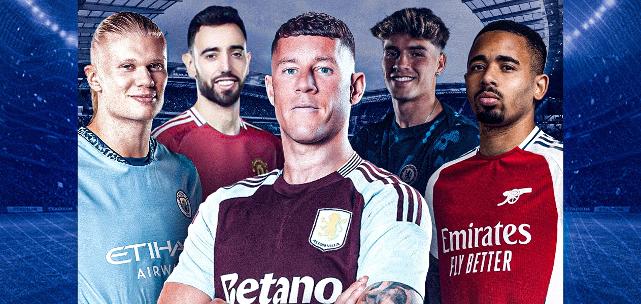 Premier League teams’ principal shirt sponsors for 2024-25 season