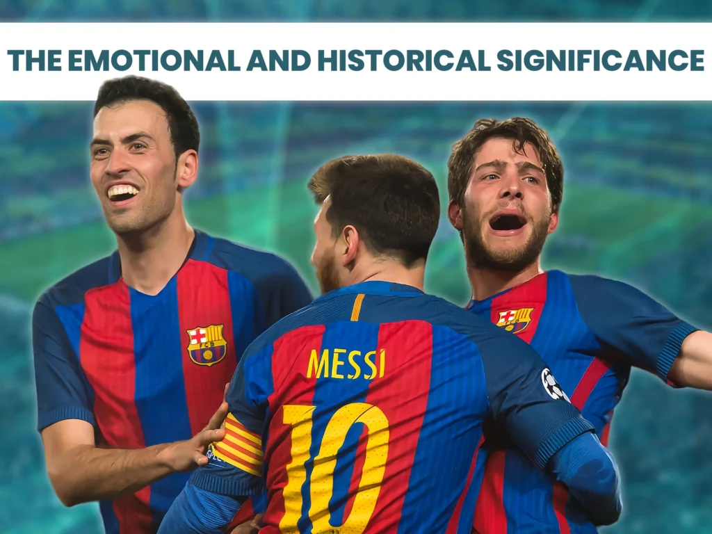 Barcelona's performance against PSG is considered one of the greatest moments in history.