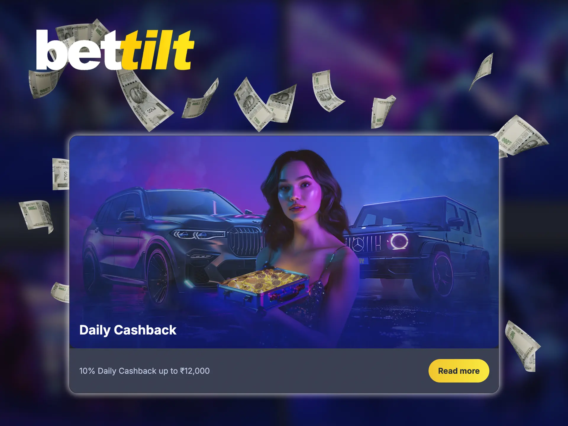 Enjoy your winnings, and if you lose, Bettilt has a great cashback bonus for you.