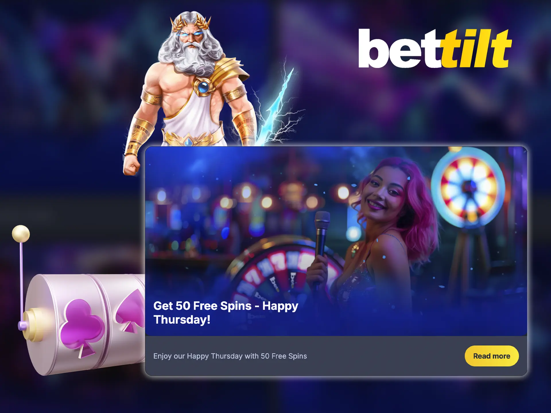 Play your favourite slots and take advantage of a big bonus from Bettilt that will give you free spins.