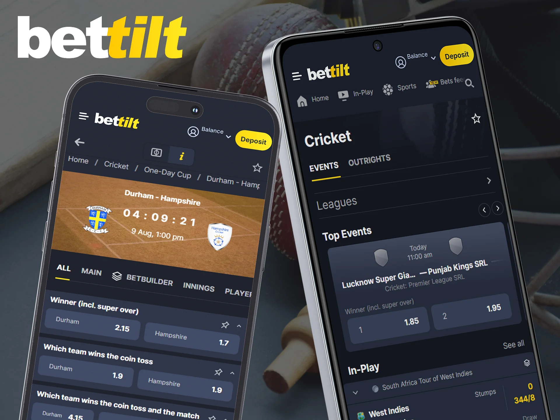 Have fun betting on cricket via the Bettilt mobile app.