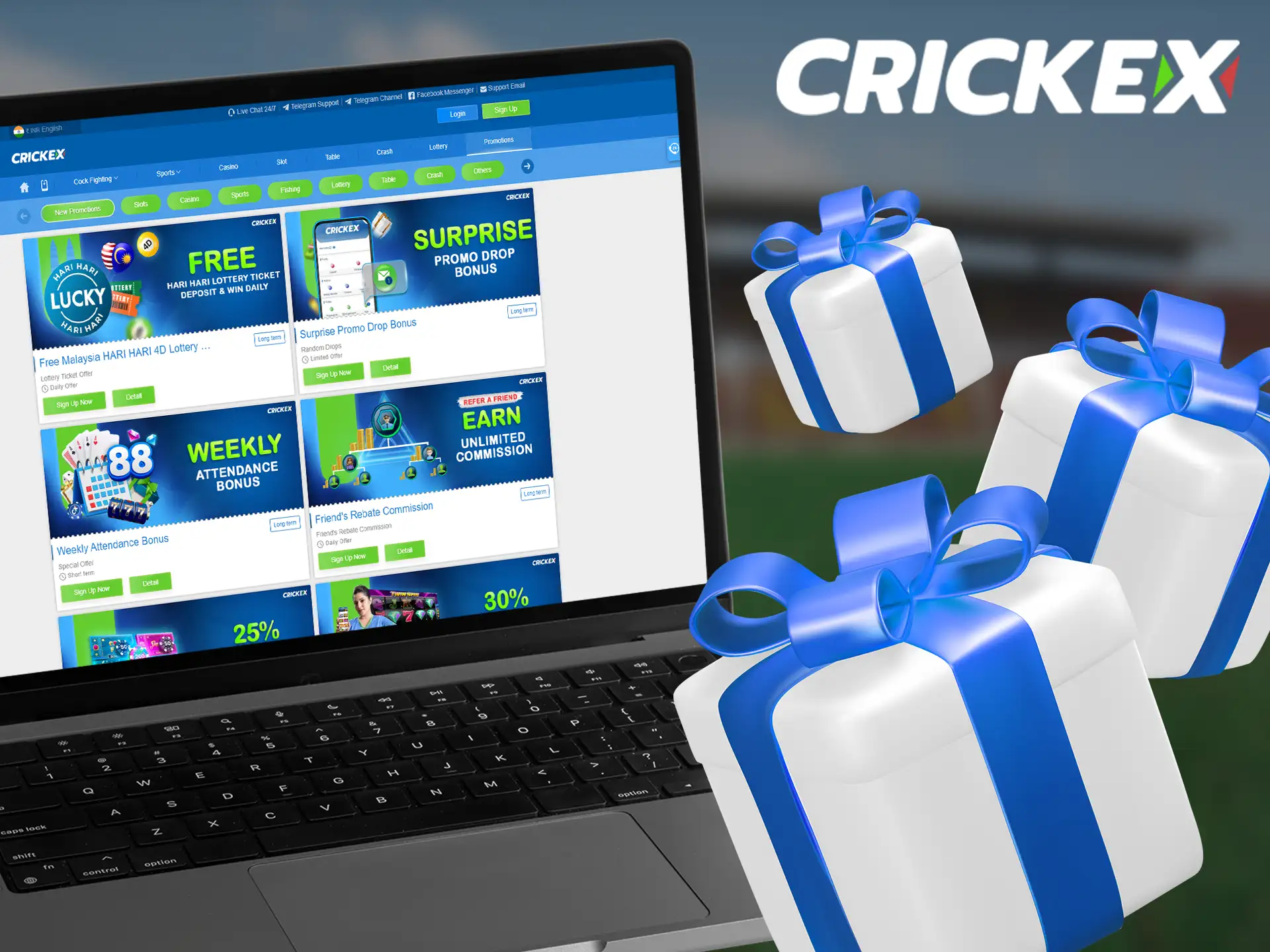 Boost your winnings with Crickex generous promotions for sports and casino enthusiasts.