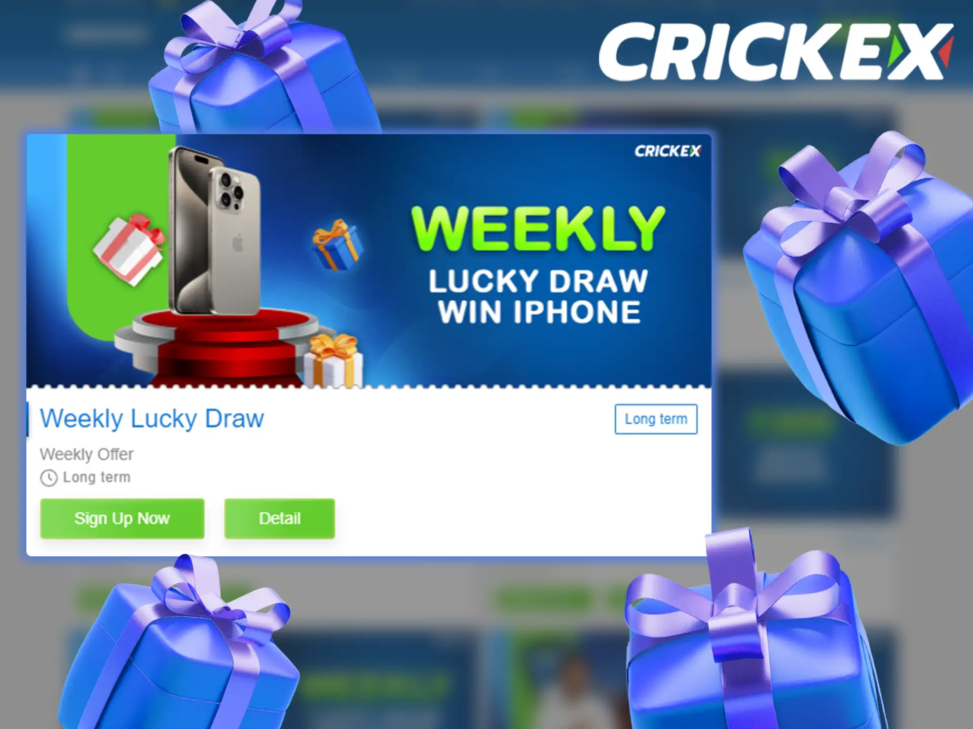 Participate in our weekly promotion and you will have a chance to win an iPhone 15 Pro.