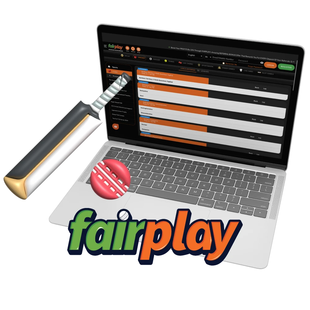 Immerse yourself in the atmosphere of cricket matches with Fairplay.