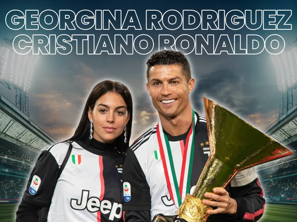 The famous couple Georgina Rodriguez and Cristiano Ronaldo.