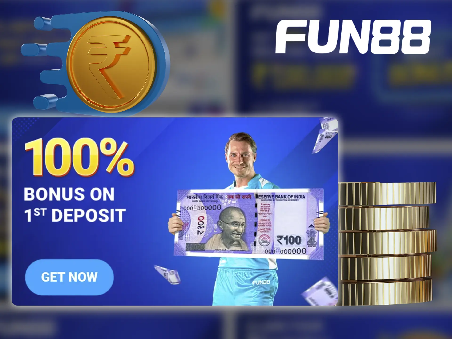 Every week your deposit will increase thanks to a great bonus from Fun88 Casino.