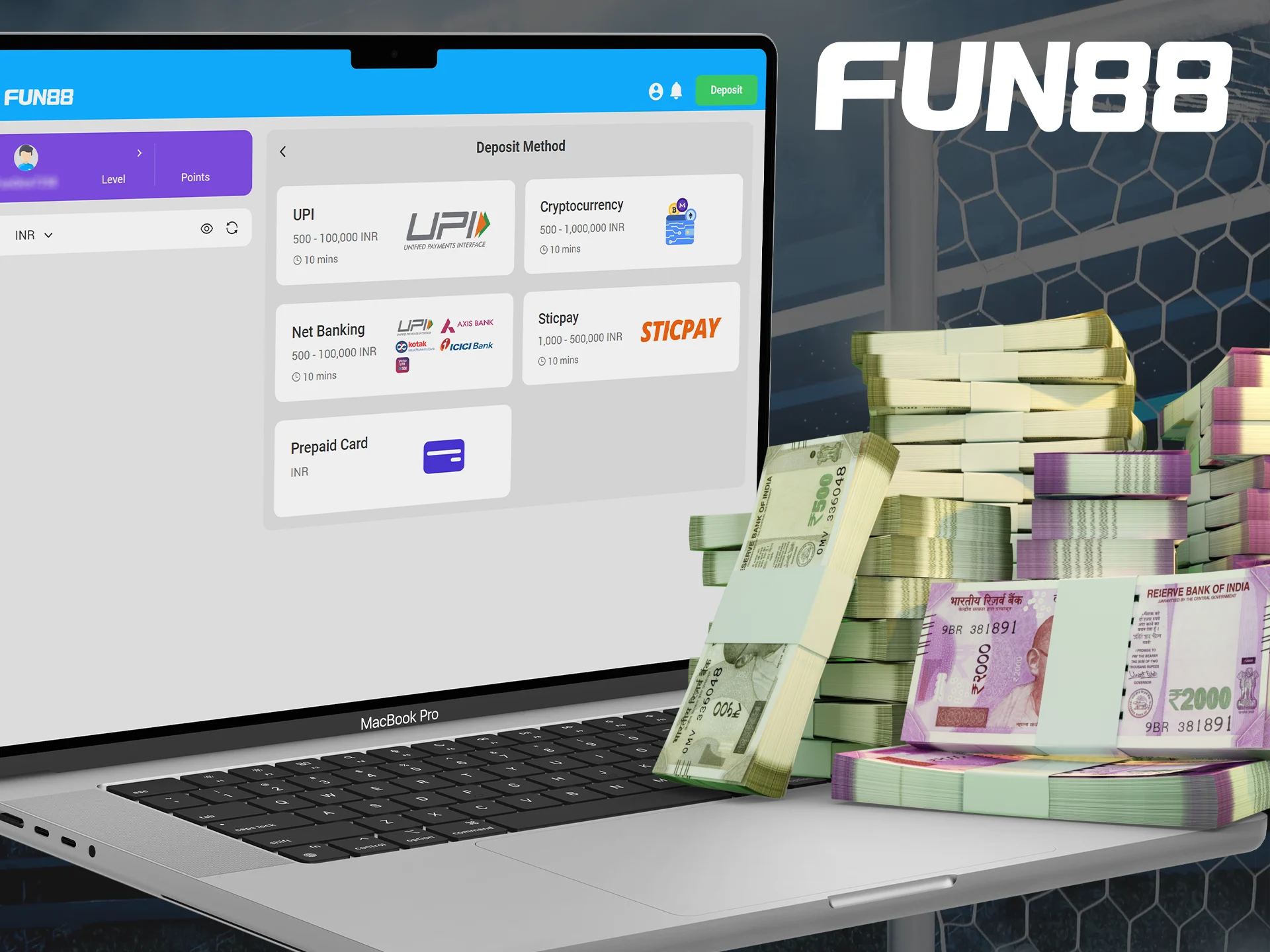 Familiarize yourself with the payment systems available at Fun88.