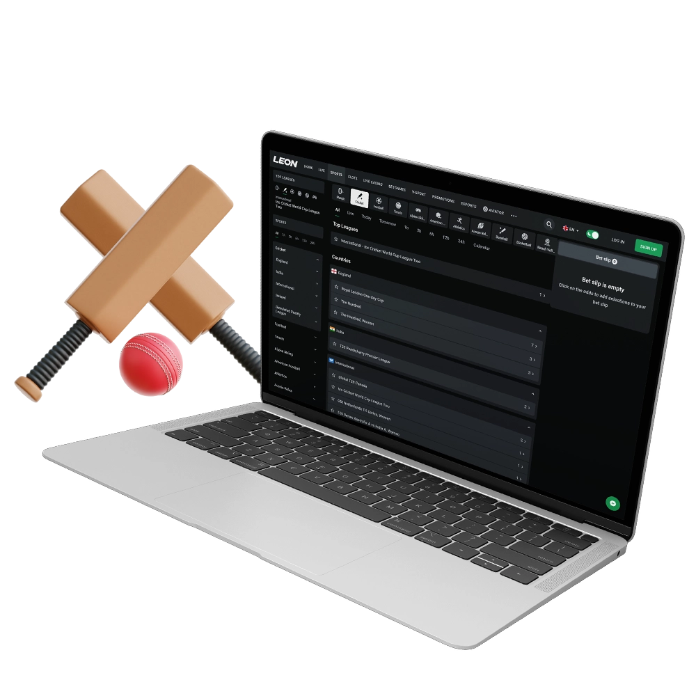 Join Leonbet and cheer on your favorite cricket team.