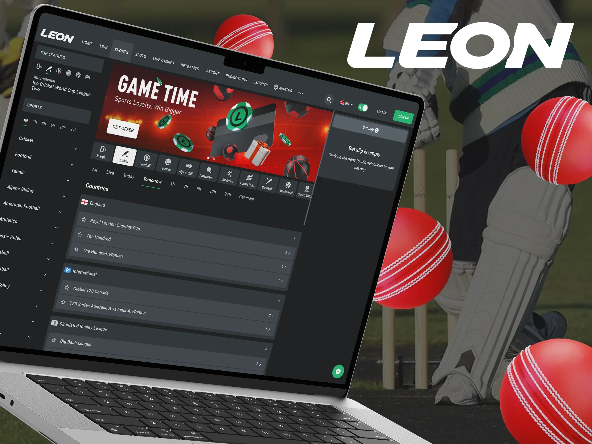 Learn about the advantages of Leonbet for cricket betting.