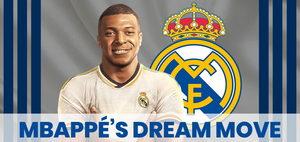 Check out the details of Kylian Mbappé's journey to Real Madrid.