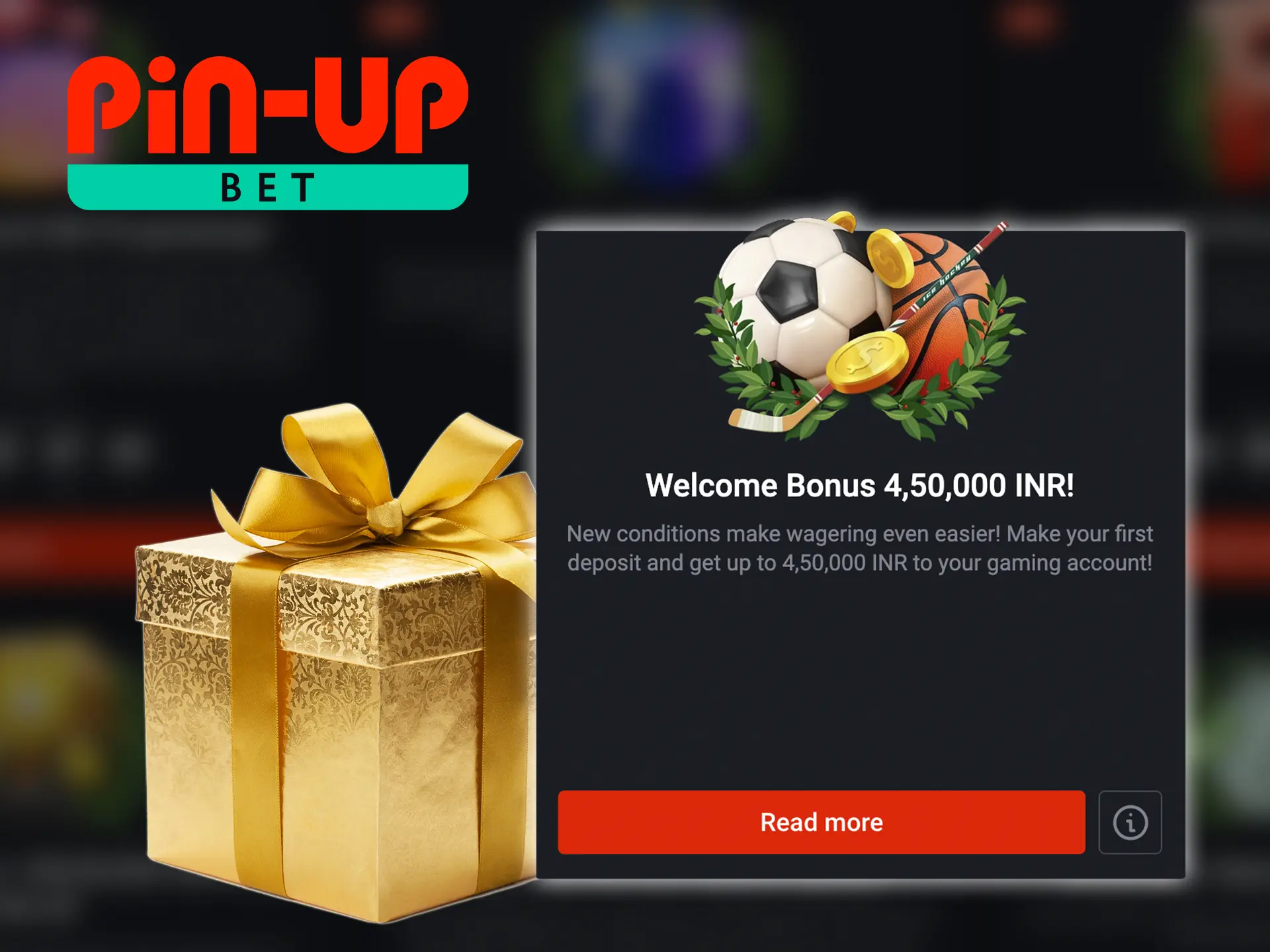 Use the welcome bonus from Pin Up Casino which will increase your bets and profits.