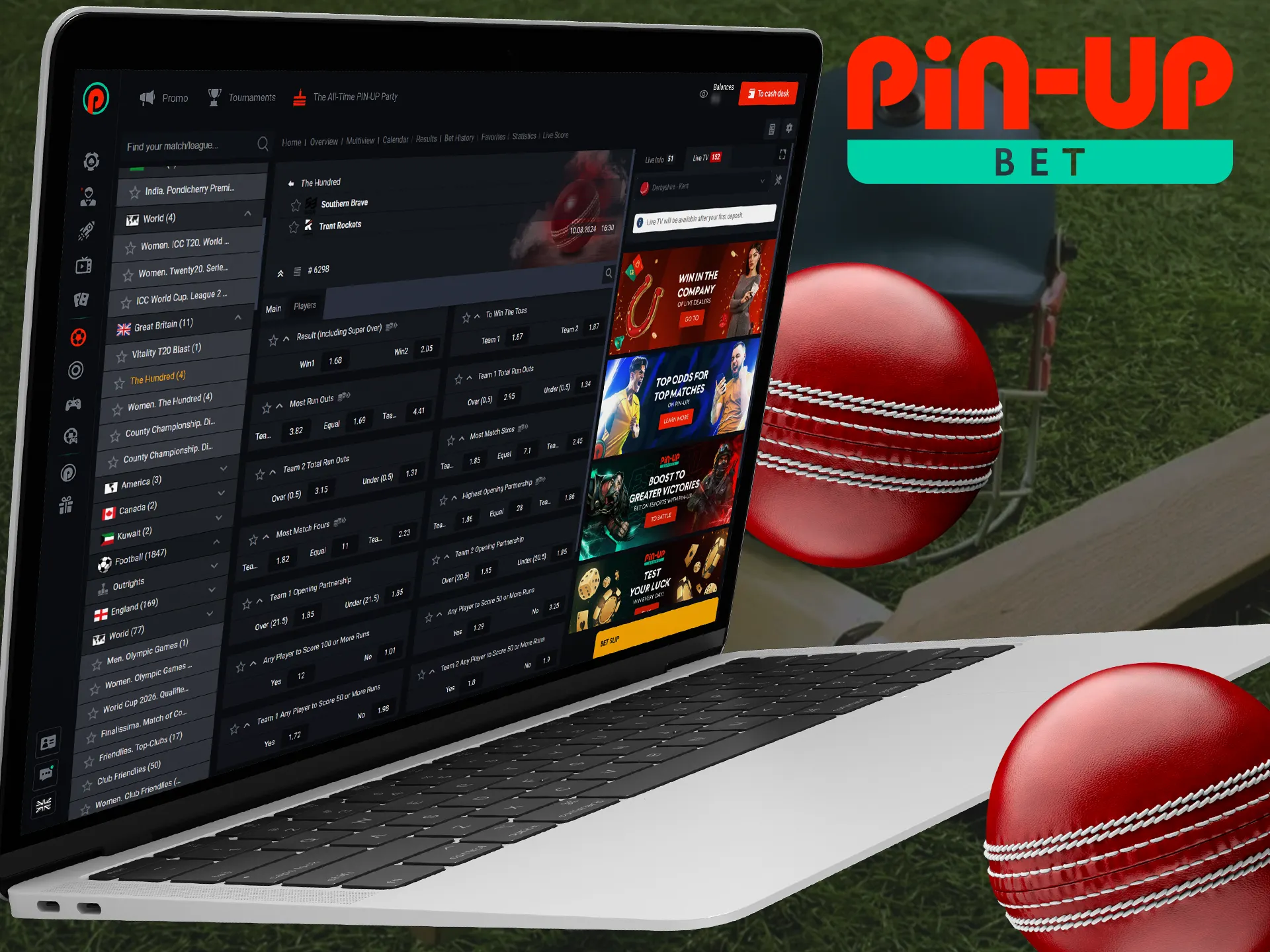 Choose Pin Up and have an incredible cricket betting experience.