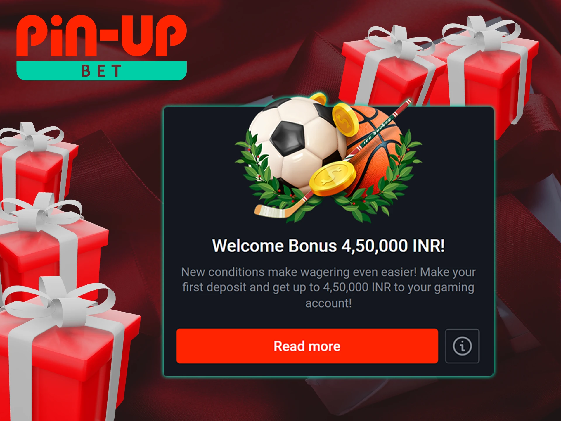 Don't miss your chance to get a great welcome bonus for football betting from Pin Up.