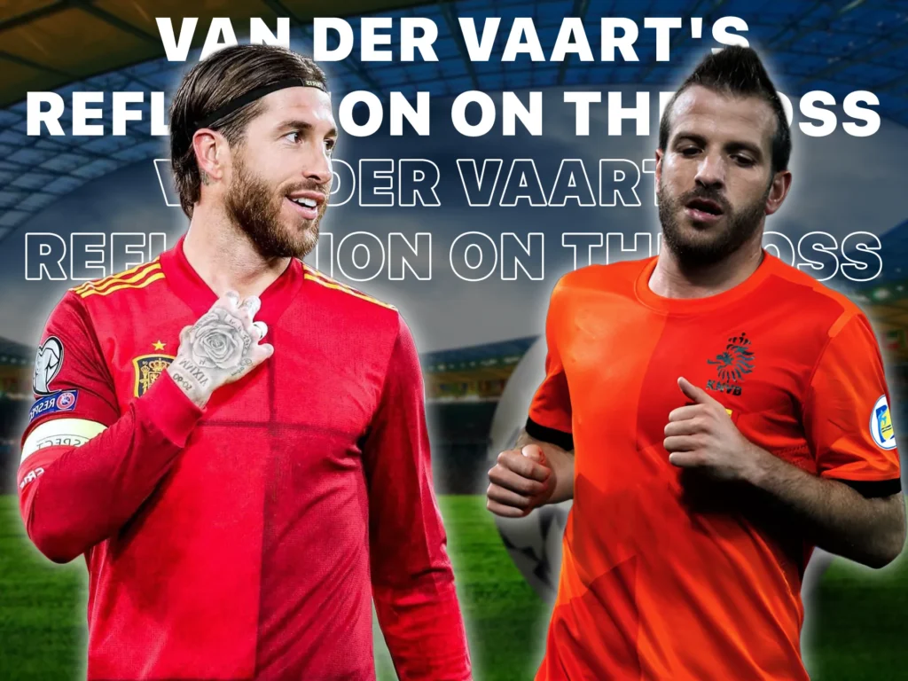 Van der Vaart said the disappointment subsided after the celebration and Ramos visited the Dutch dressing room to express his sympathy.