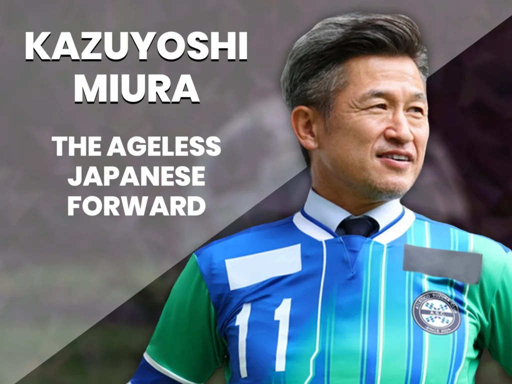 Kazuyoshi Miura is the only football player to have played in five different decades.