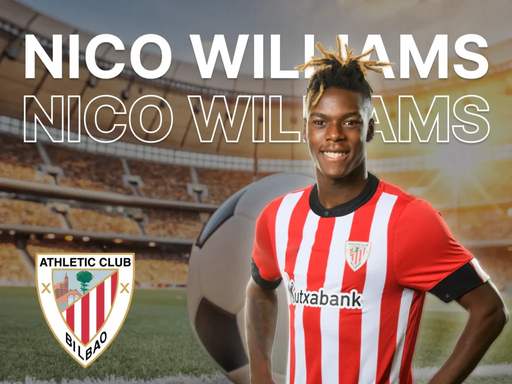 
Which football club could Nico Williams go to.