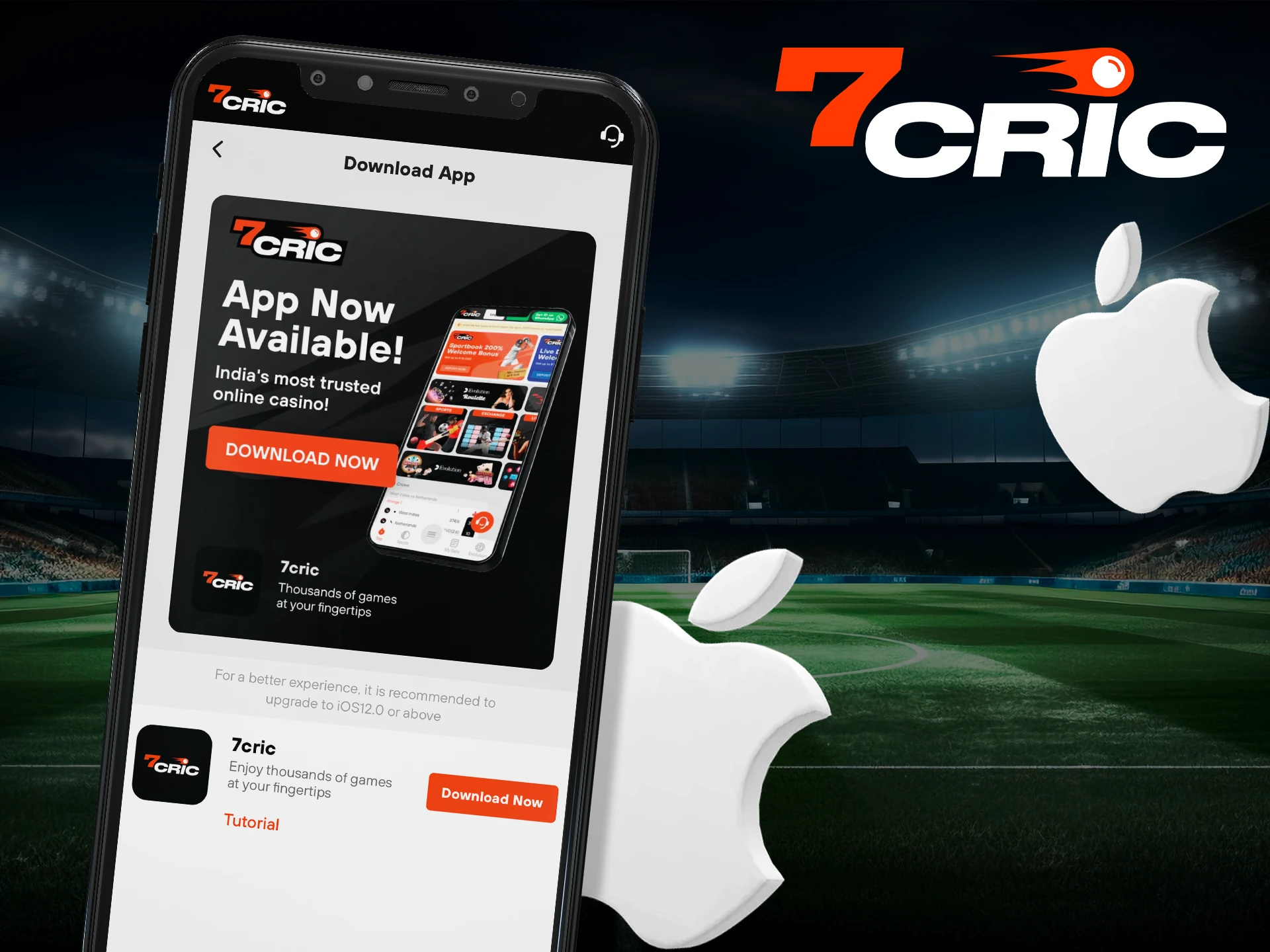 Install 7Cric on your ios device and start winning.