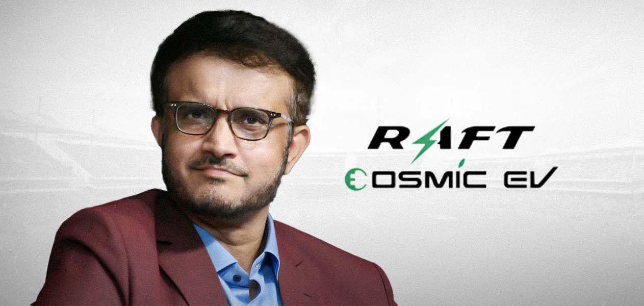 Sourav Ganguly teams up with Raft Cosmic EV