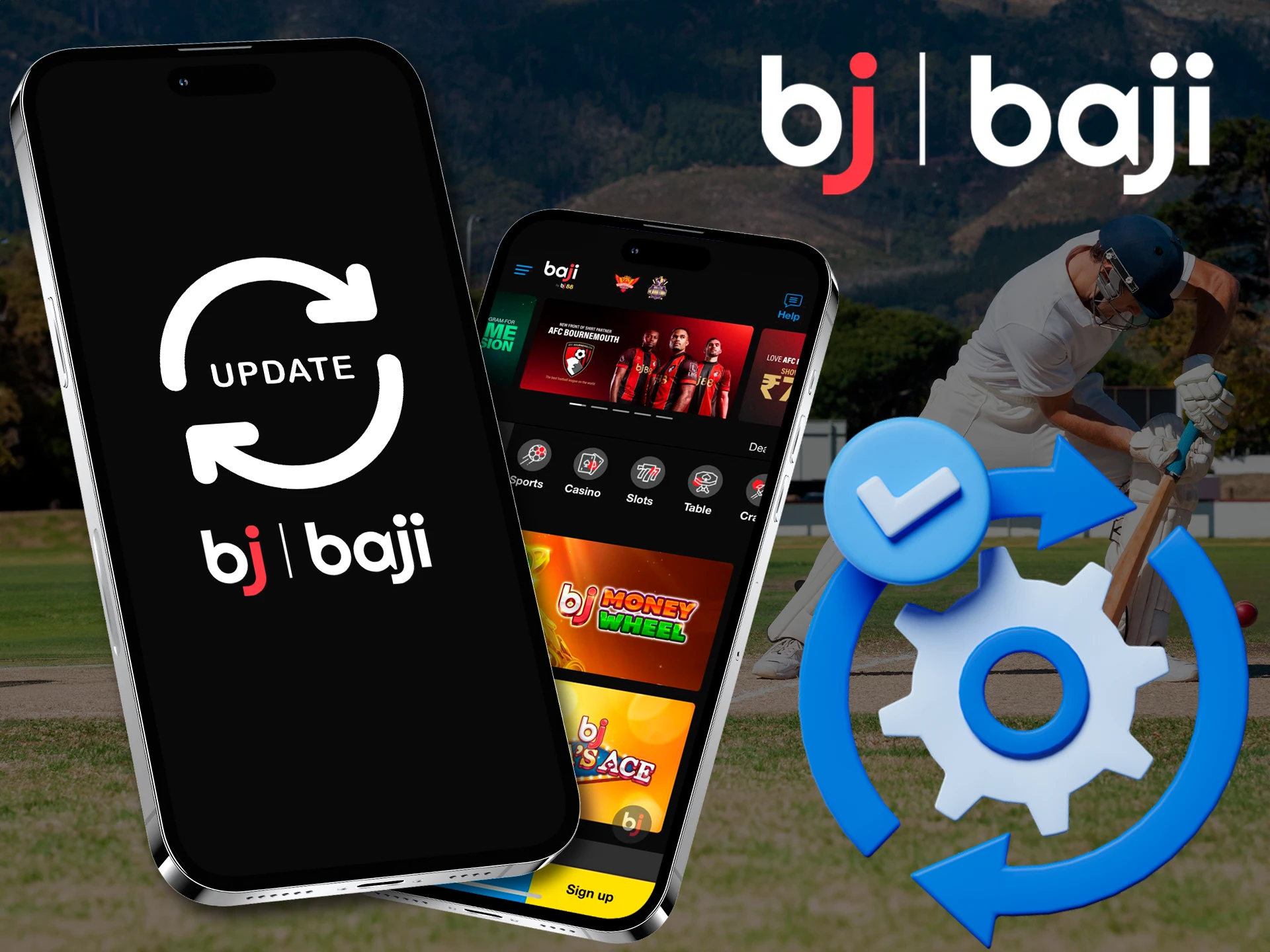 Update the Baji Live app to a current version.