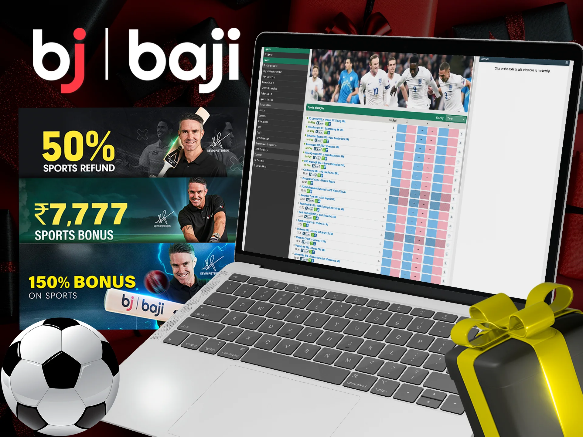 Take advantage of a welcome bonus to bet on soccer at Baji Live.