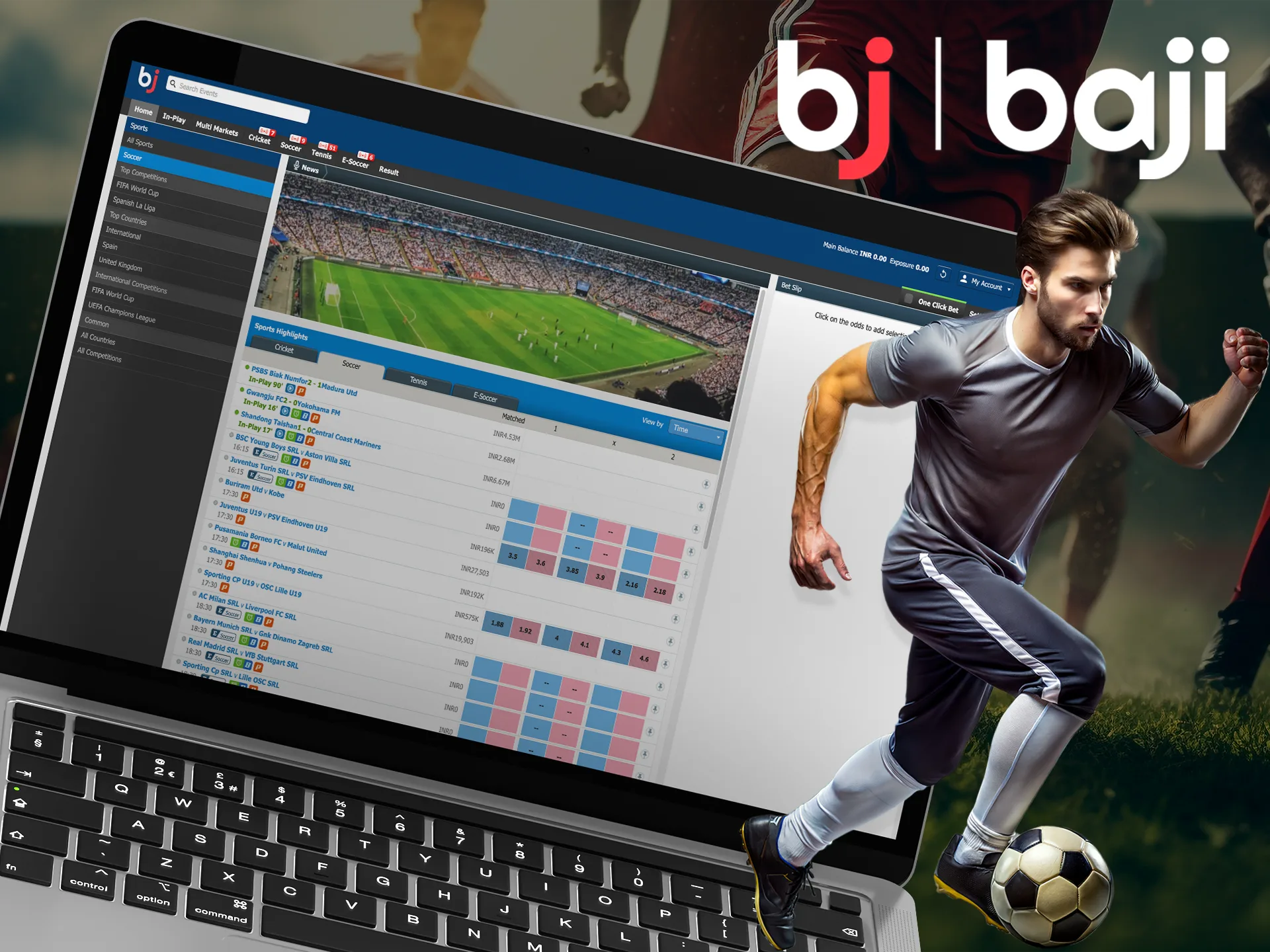 Predict football matches in Baji Live.