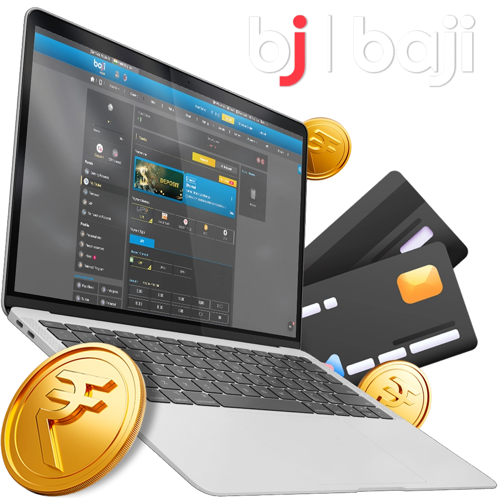 Baji Live provides its players with a wide range of payment methods.