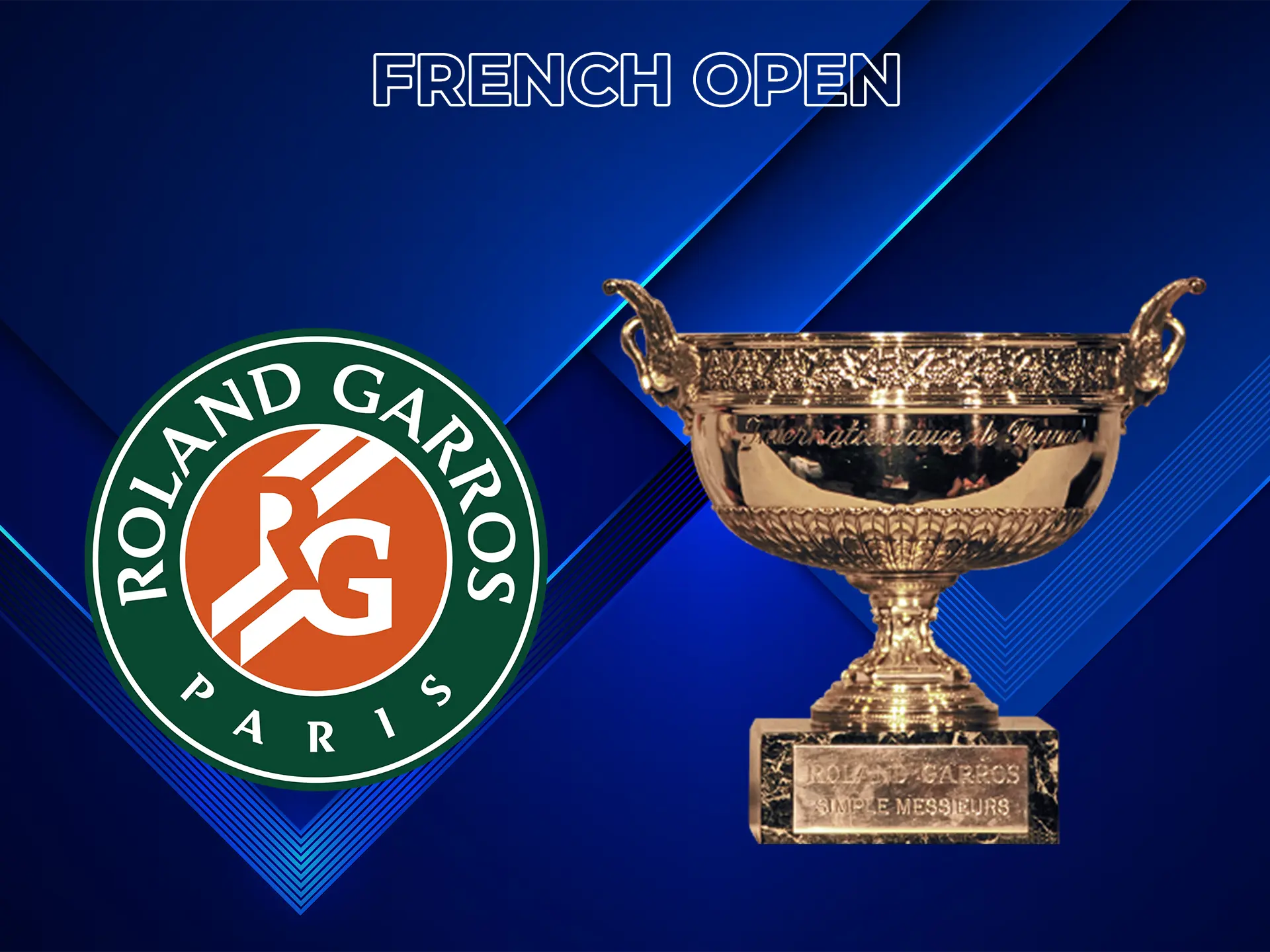 Show your skills by betting on the French Open tennis tournament.