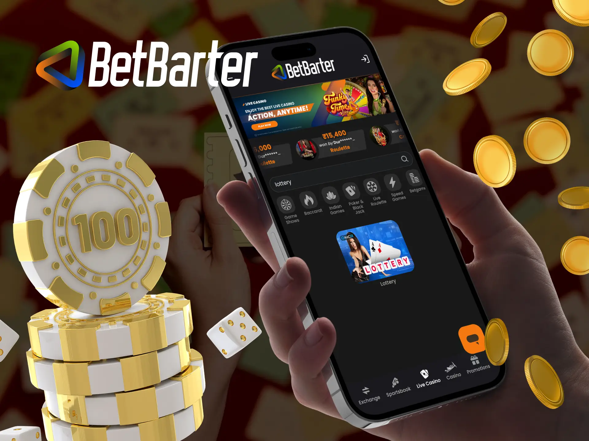 Can I win a big prize in lottery games at online casinos Betbarter Bookmaker.