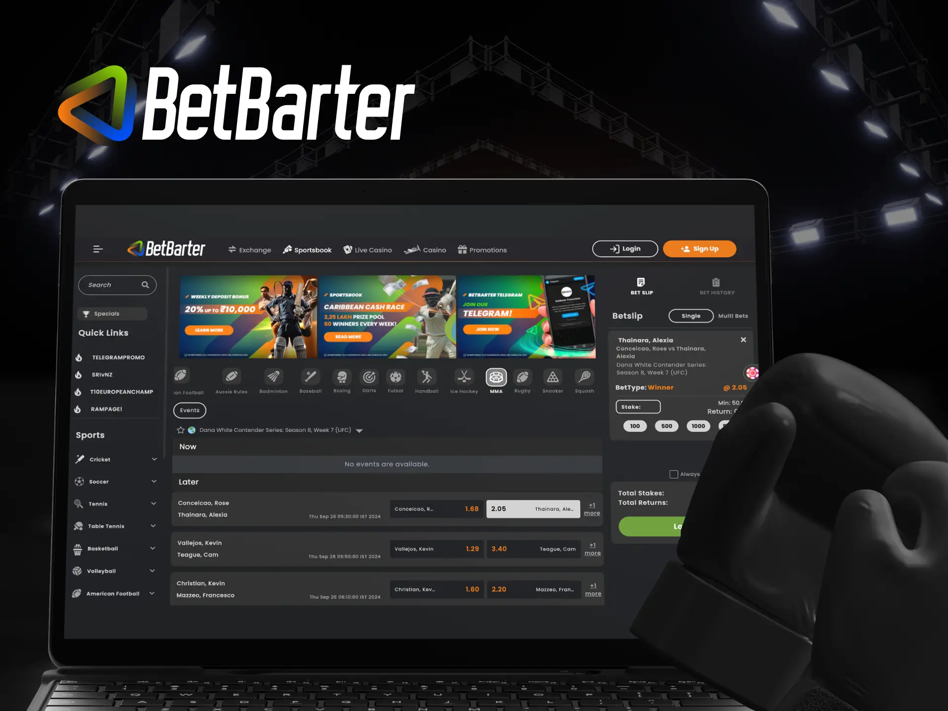 What is ufc in online casino Betbarter Bookmaker.