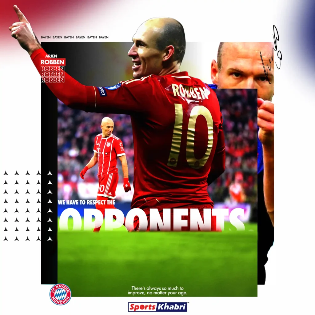 You will get information about moments from Arjen Robben's personal life.