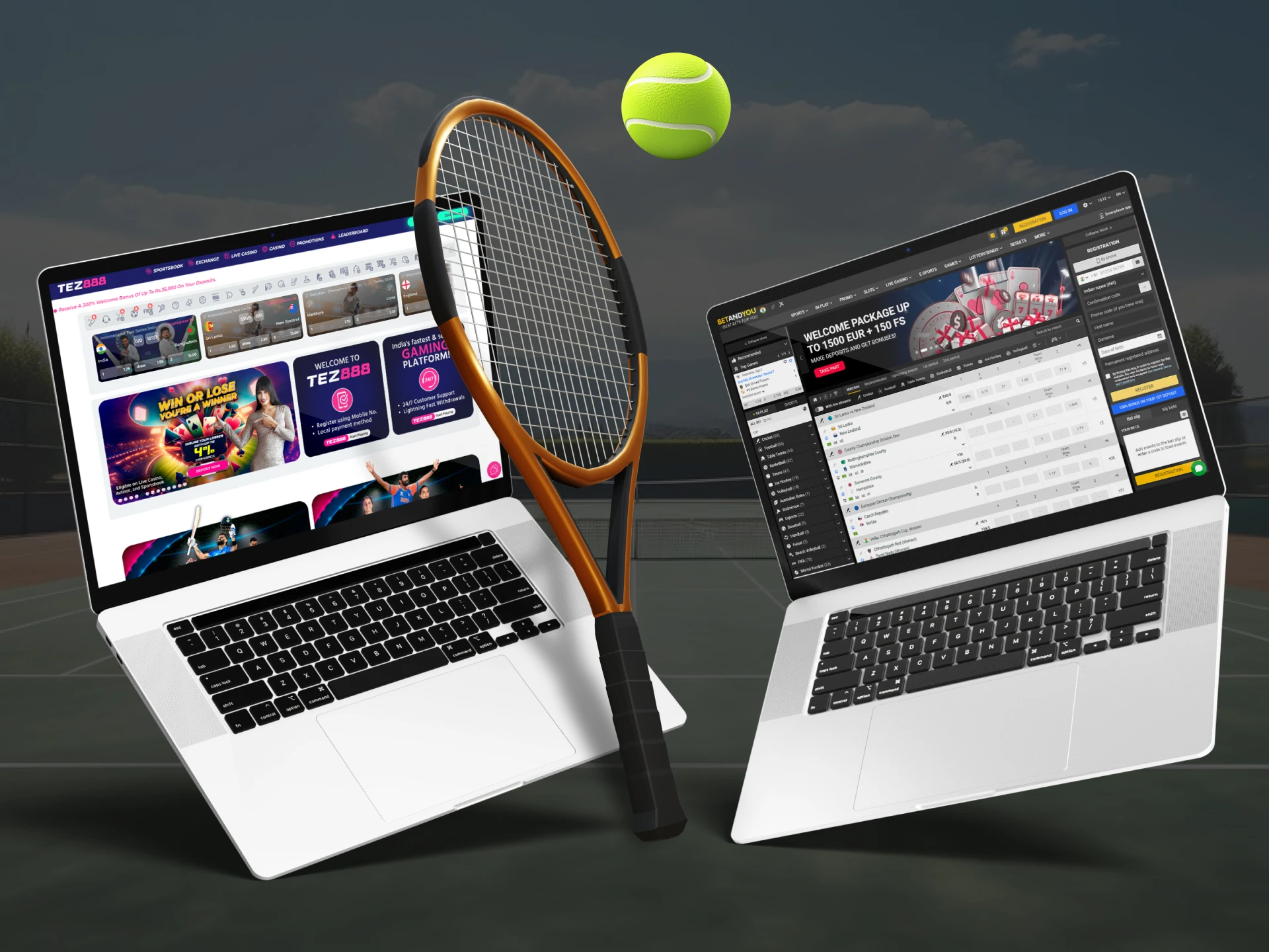 Bet on tennis and win on these sites.