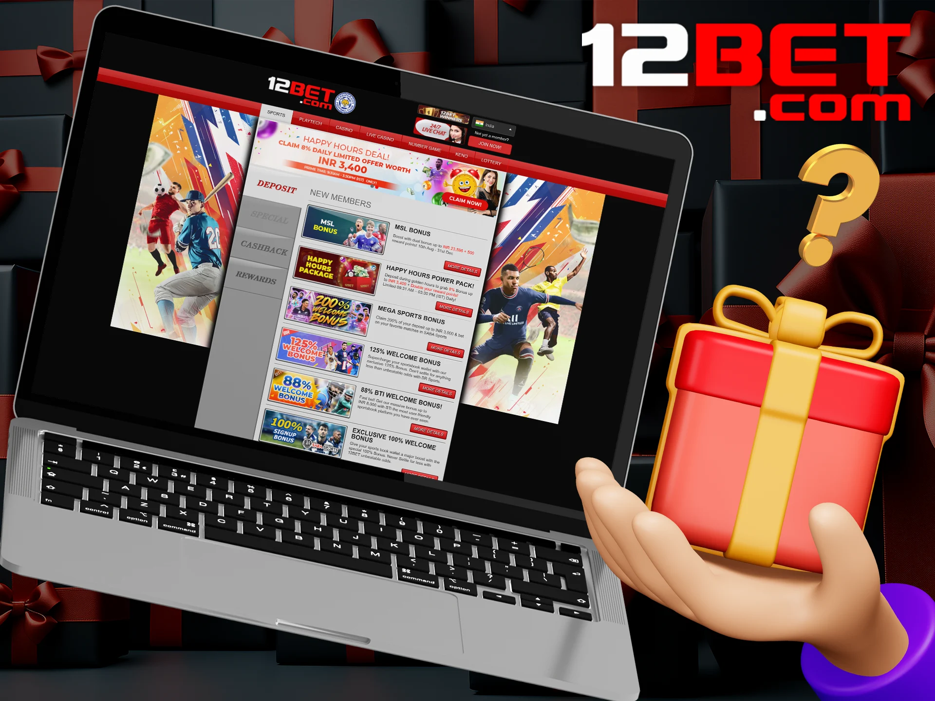 Learn how to get your welcome bonus at 12bet.