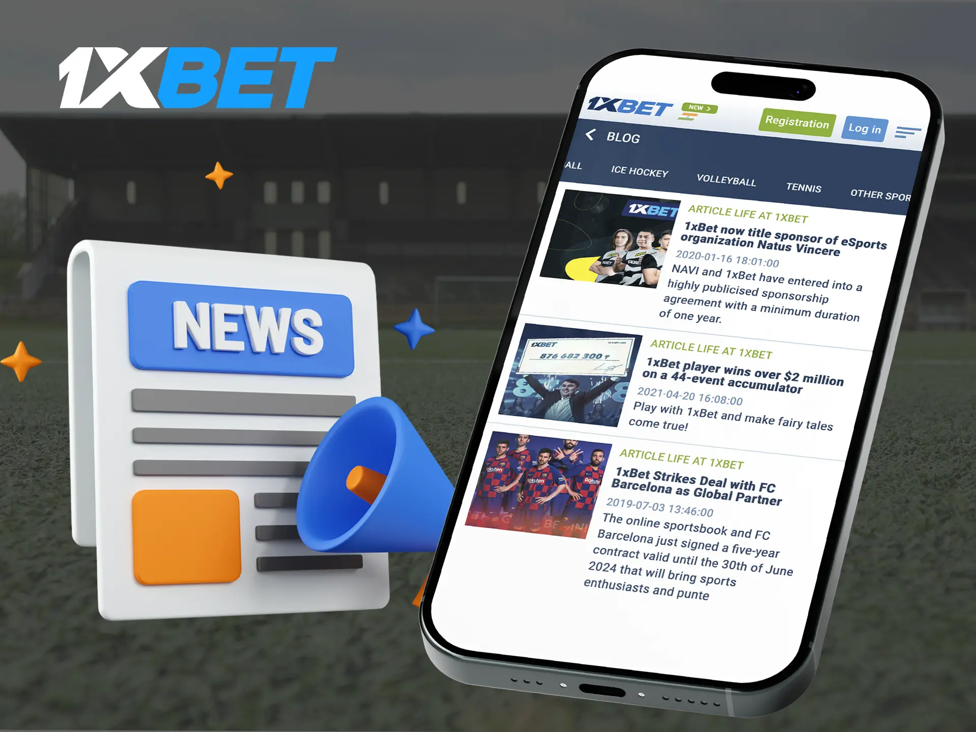 Follow the 1xBet blog to stay up to date with the latest sports news and casino promotions.