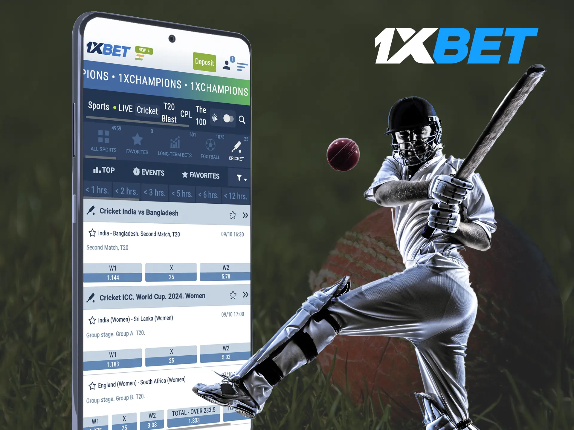 Learn how to make profitable cricket predictions at 1xBet bookmaker.