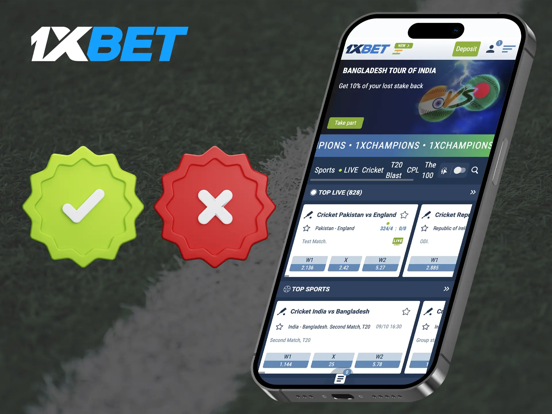 Learn about the top benefits of the 1xBet app.