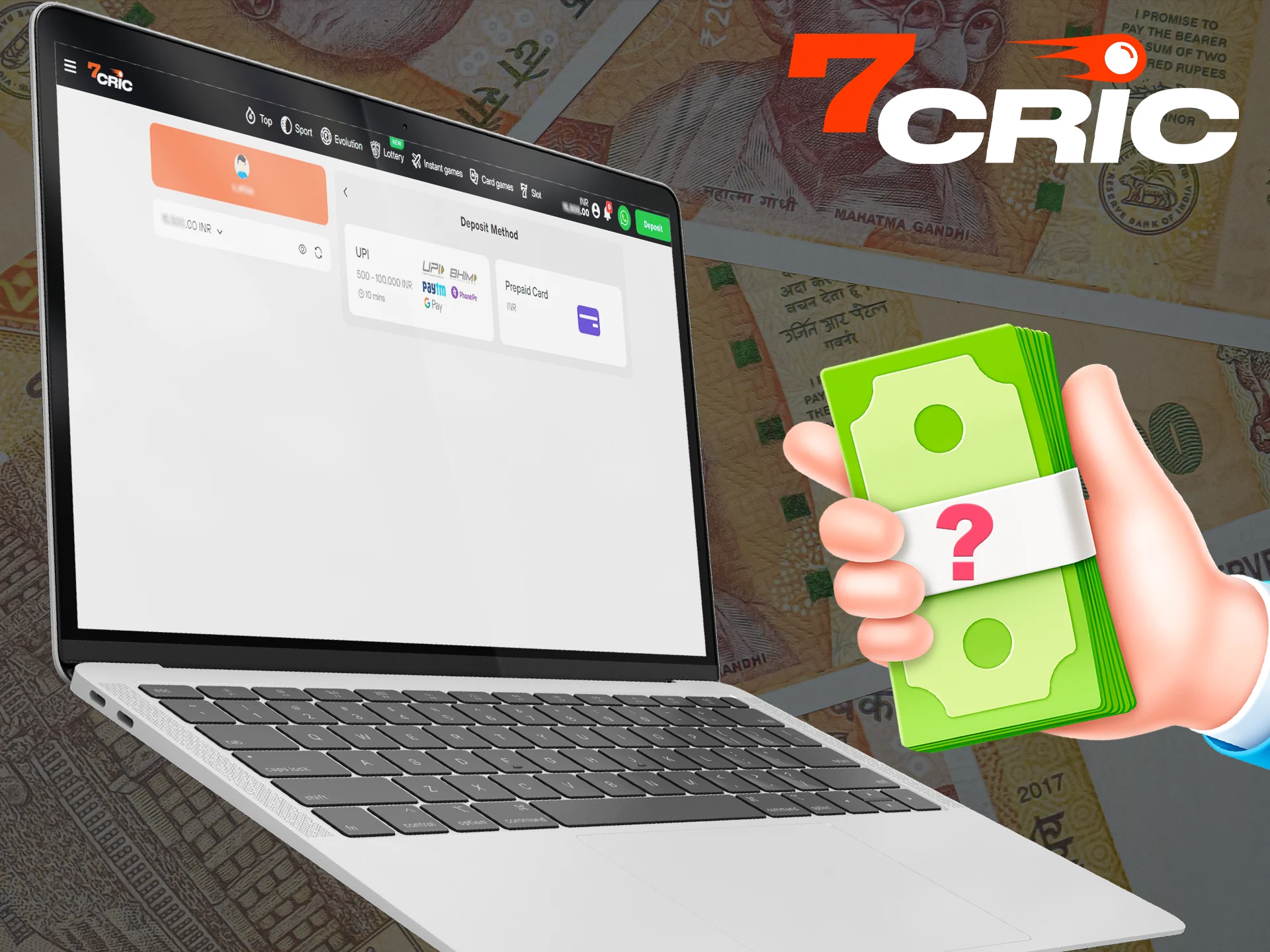 Read how to top up your 7Cric account.