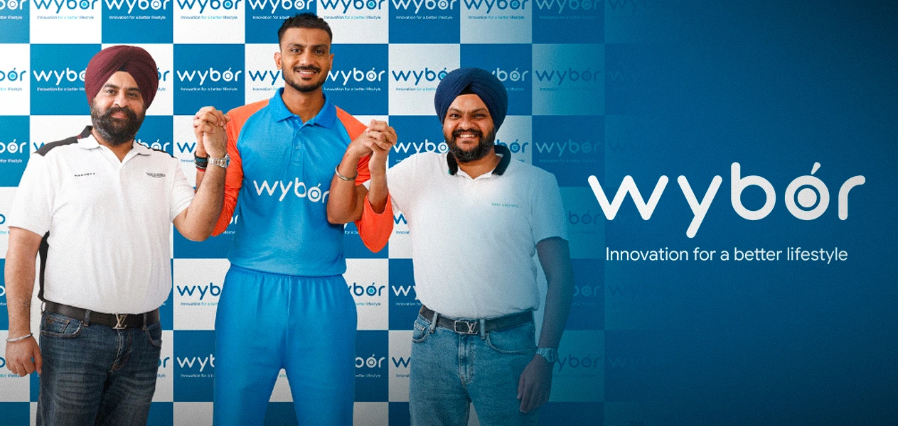 Axar Patel teams up with Wybor