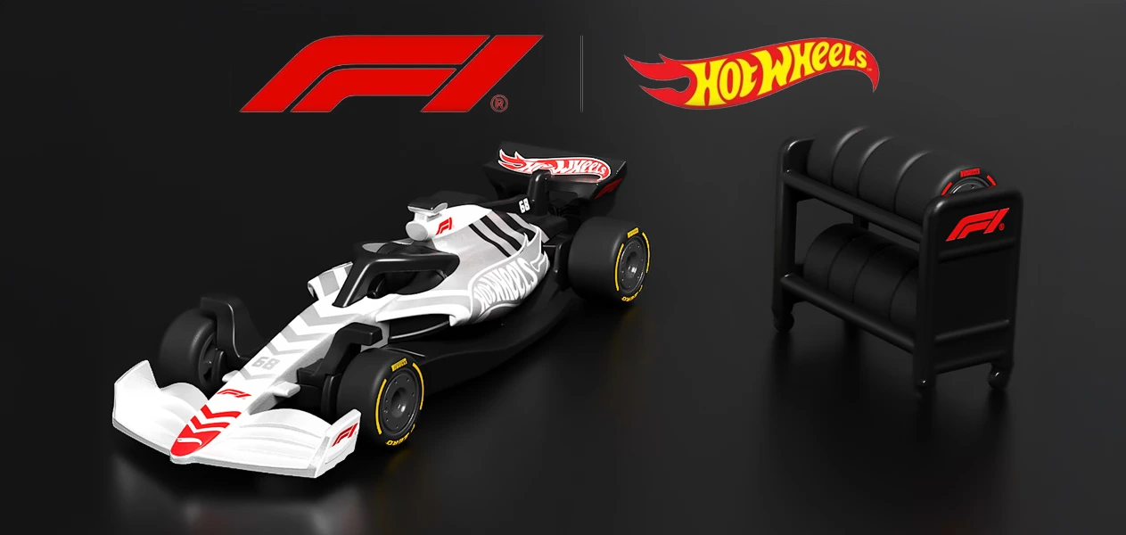 Formula One teams up with Hot Wheels